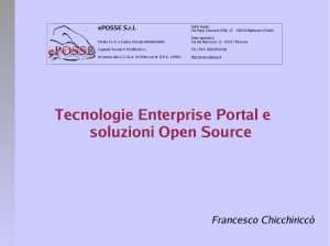 Tecnologie Enterprise Portal e soluzioni Open Source