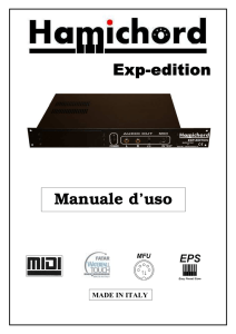Exp-edition Manuale d`uso