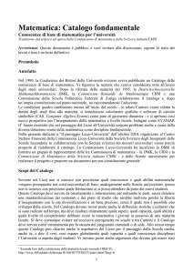 Catalogo fondamentale