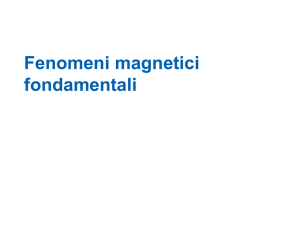 fenomeni fondamentali del magnetismo