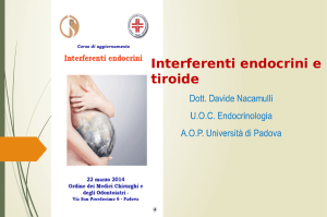 Interferenti endocrini e tiroide