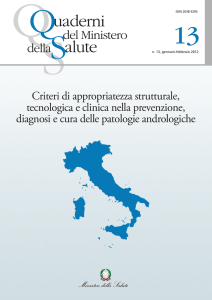 Criteri di appropriatezza strutturale, tecnologica e clinica nella