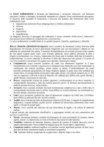 1 Le rocce sedimentarie si formano per deposizione e accumulo