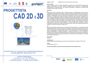 cad01 - progettista cad 2d e 3d