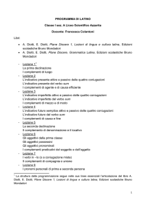 Programma latino 1A_Francesca Colantoni