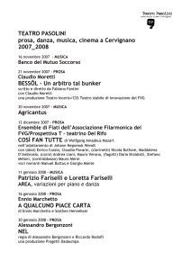 per sito - calendario prosa e musica e testi prosa