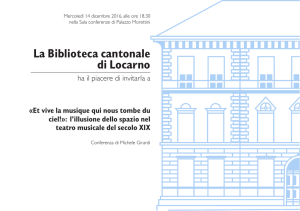 La Biblioteca cantonale di Locarno