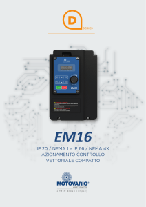 IP 20 / NEMA 1 e IP 66 / NEMA 4X AZIONAMENTO