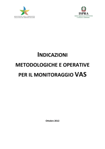 indicazioni metodologiche e operative per il monitoraggio vas