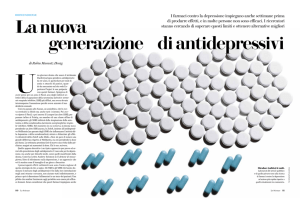 I farmaci contro la depressione impiegano anche