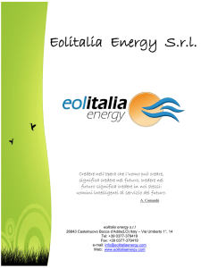 Catalogo prodotti eolitalia energy 2014