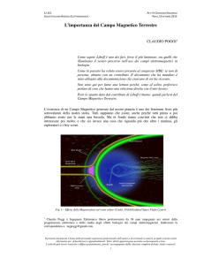 L`importanza del Campo Magnetico Terrestre