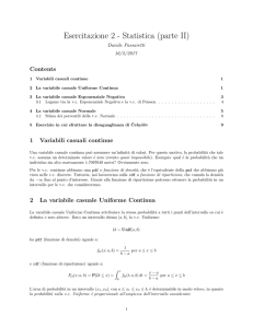Esercitazione n. 7 - Domenico Vistocco