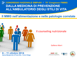 Counseling nutrizionale