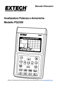 Analizzatore Potenza e Armoniche Modello PQ3350