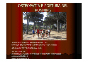 OSTEOPATIA E POSTURA NEL RUNNING