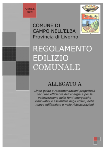 Allegato A al Regolamento