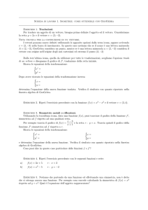 Scheda di lavoro 1. Isometrie: come ottenerle con GeoGebra