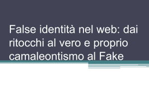 False identità nel web.scarica pdf