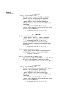 Curriculum DIDATTICO