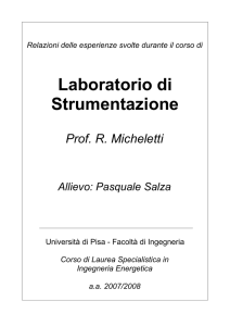 Laboratorio di Strumentazione