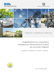 Progettazione di un convertitore modulare per infrastrutture