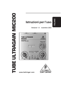 tube ultragain mic200