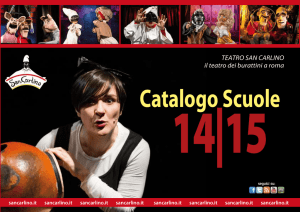 Catalogo Scuole - Teatro San Carlino