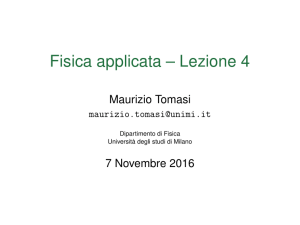 Lunedì 7 Novembre 2016 - cosmo - Università degli Studi di Milano