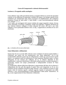 1 © pietro schiavoni Corso di Componenti e sistemi elettroacustici