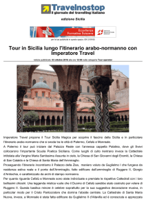 Tour in Sicilia lungo l`itinerario arabo