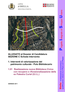 1.01 Realizzazione nuova Biblioteca Civica con