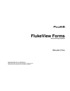 FlukeView Forms