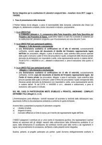Norme Integrative per la costituzione di Laboratori congiunti Italo