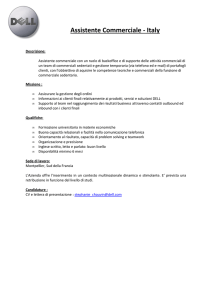 Assistente Commerciale - Italy