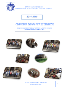 1 ISTITUTO ANTONIO ROSMINI DOMODOSSOLA