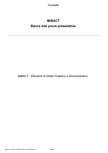 Elementi di Diritto Pubblico e Amministrativo