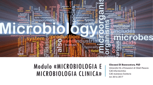 La cellula batterica - Scuola di Medicina e Scienze della Salute