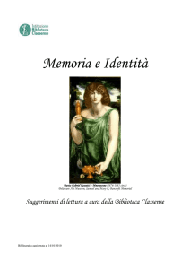 Memoria e identità - Istituzione Biblioteca Classense