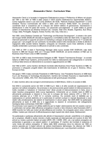 Alessandro Clerici - Curriculum Vitae - WEC
