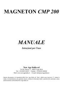 magneton cmp 200 manuale