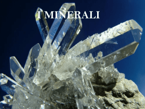 i minerali e le rocce