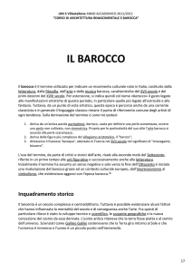 il barocco - UniTre Villastellone