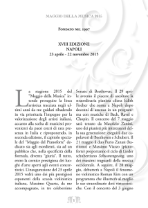 Brochure 2015 - Maggio della Musica