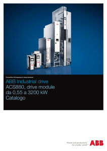ABB Industrial drive ACS880, drive module da 0,55 a 3200 kW