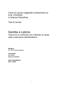 Gentilie e Leibniz.