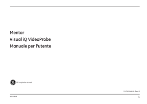 Mentor Visual iQ VideoProbe Manuale per l`utente