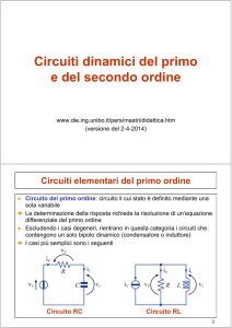 11 - Circuiti dinamici del primo e del secondo ordine