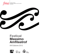 Edizione 2012 - Festival Amfiteatrof