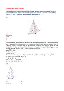 PROBLEMI SVOLTI SULLA PIRAMIDE Premetto che non ho messo